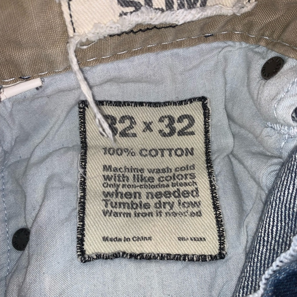 Men’s Express Skinny Denim Jeans Slightly Washed - Picture 5 of 5